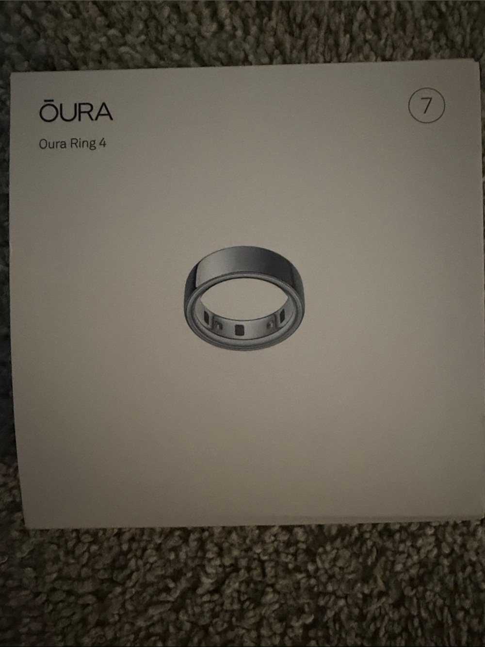 Oura Ring 4 Silver Smart Ring